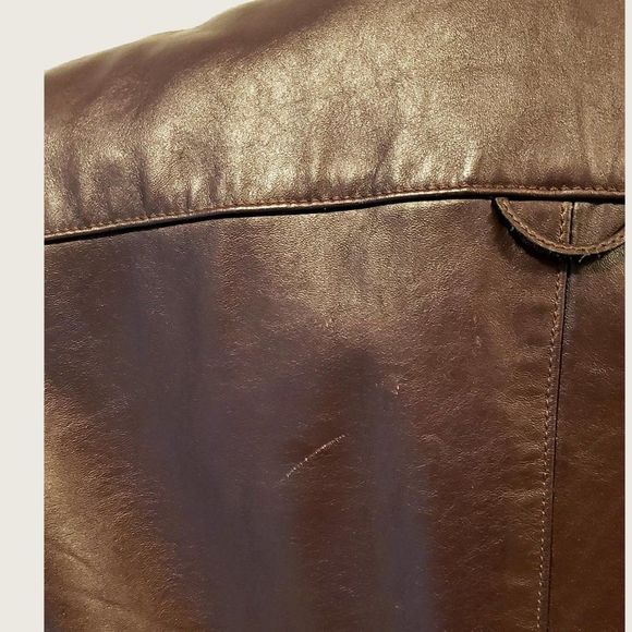 Etienne Aigner Leather Jacket - Picture 12 of 15